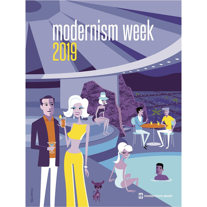 2019 Modernism Week Poster by Shag - Destination PSP