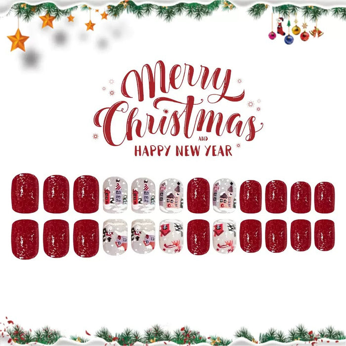 24pcs-set-press-on-nails A469