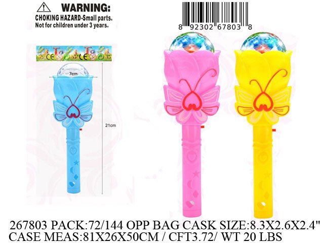 8.3X2.6X2.4"B/O IC MUSICAL WAND OPPH