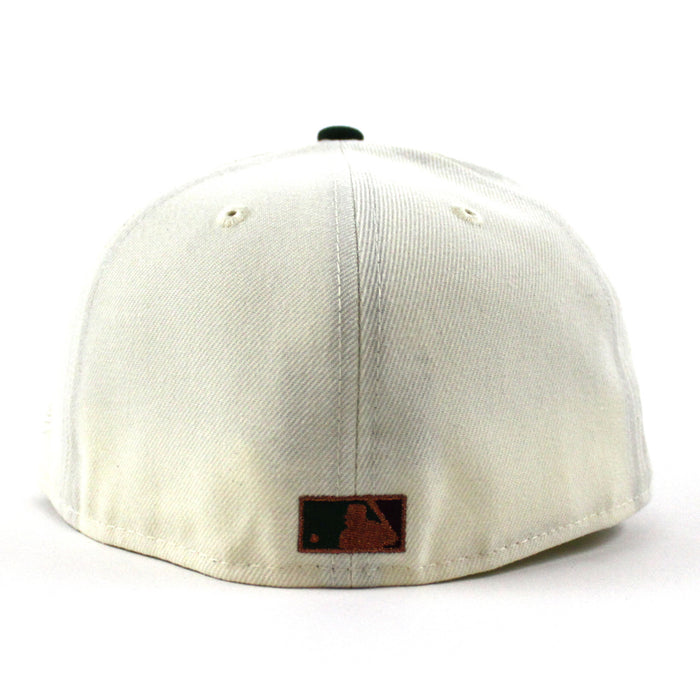 Anaheim Angels 40th Anniversary New Era 59Fifty Fitted Hat (GITD Chrome White Green Orange Under Brim)