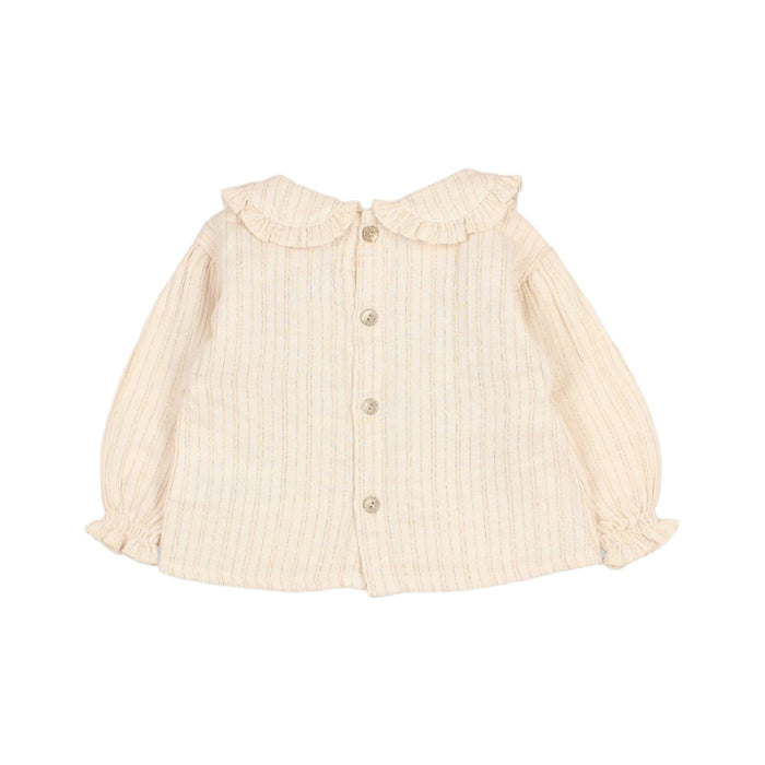Baby Lurex Blouse Ivory