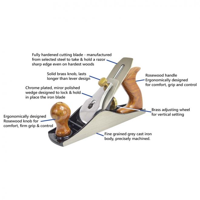 Big Horn 9" Smoothing Jack Plane No. 4