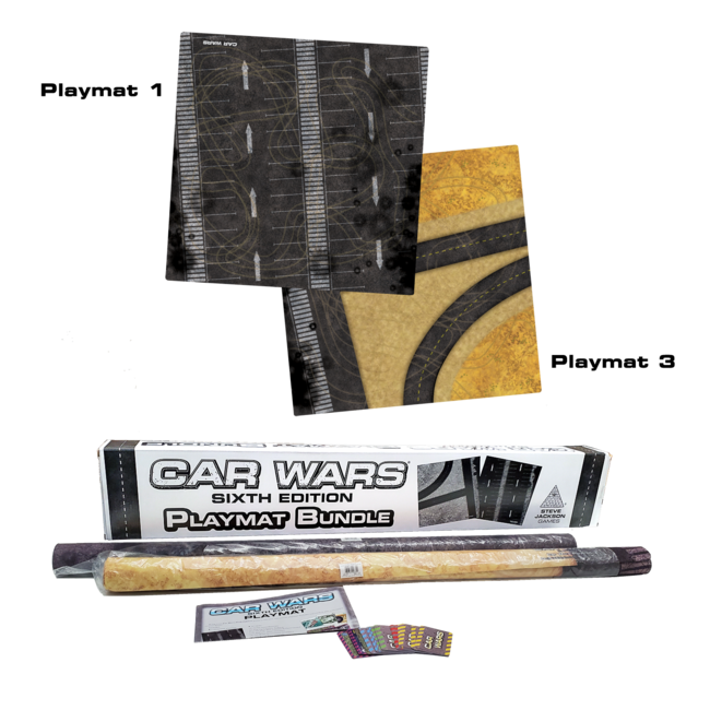 Car Wars Playmat #1/#3 Combo