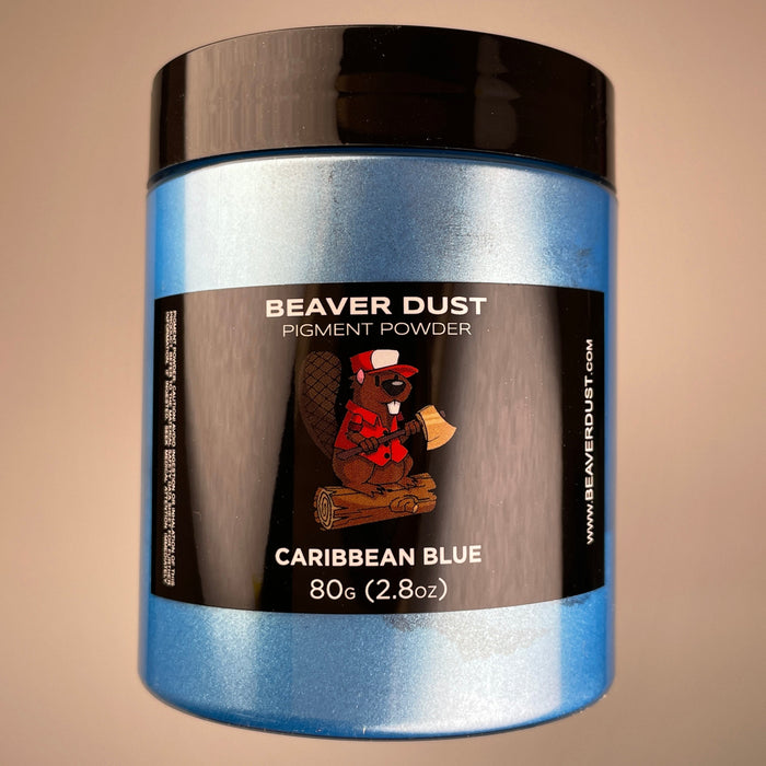 Caribbean Blue Beaver Dust Mica Pigments