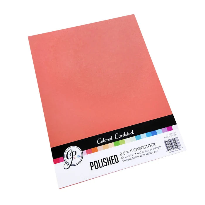 Catherine Pooler - Cardstock: Polished 8.5" x 11". Includes 10 sheets. Available at Embellish Away located in Bowmanville Ontario Canada