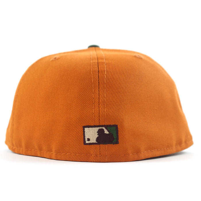Chicago Cubs 1947 All Star Game New Era 59Fifty Fitted Hat (Fight Orange PINE GREEN GRAY Under Brim)