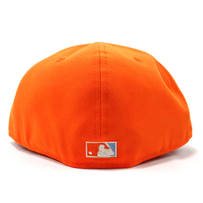 Chicago White Sox 2005 World Series CHAMPIONS New Era Fitted 59Fifty Hat (GITD Rush Orange Sky Blue Under Brim)