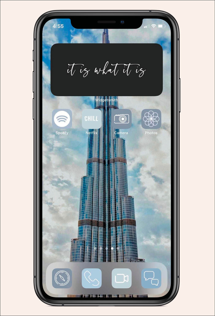 multiple colors of blue icon and widgets for ios