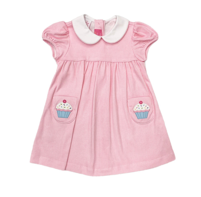 Claire & Charlie Cupcakes Knit Float Dress w/ Pockets