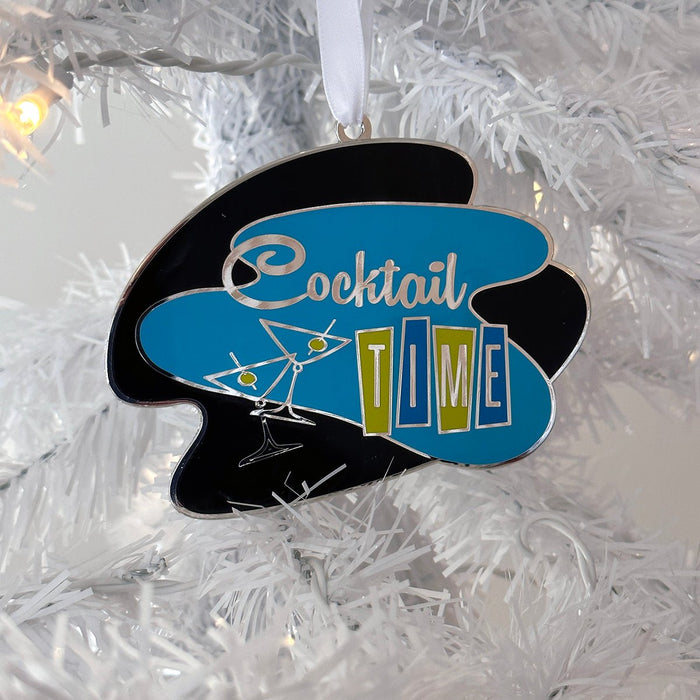 Cloisonne Holiday Ornament - Cocktail Time - Destination PSP