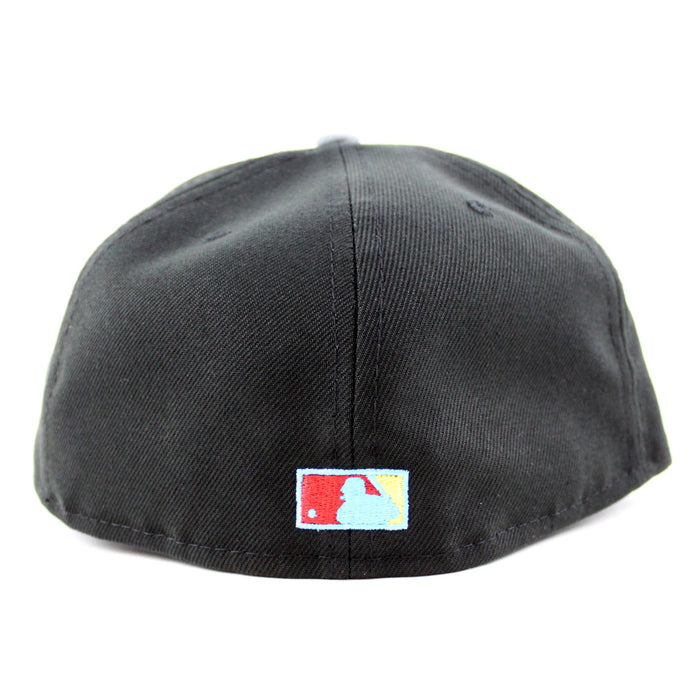 Colorado Rockies EST 1993 New Era 59Fifty Fitted Hat (GITD Black Gray Khaki Under Brim)