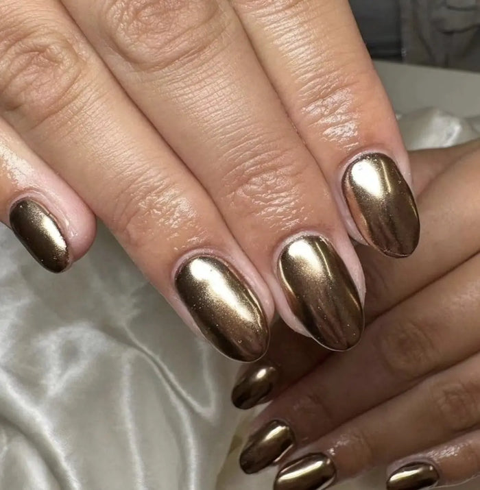 Copper Chrome Pigment Powder Naio Nails