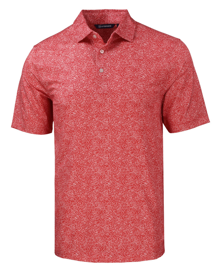 Cutter & Buck Pike Constellation Print Stretch Polo