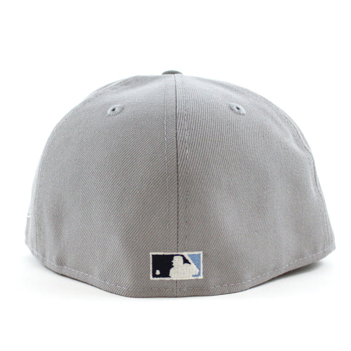 Detroit Tigers 2000 Tigers Stadium Patch New Era 59Fifty Fitted Hat V2 (GITD Grey Storm Gray Sky Blue Under Brim)