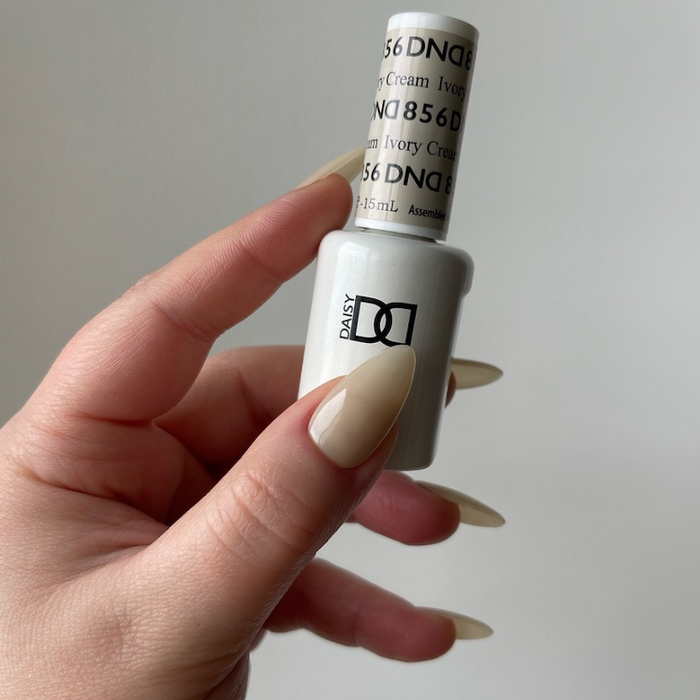 DND Gel Nail Polish Duo 856 - Ivory Cream