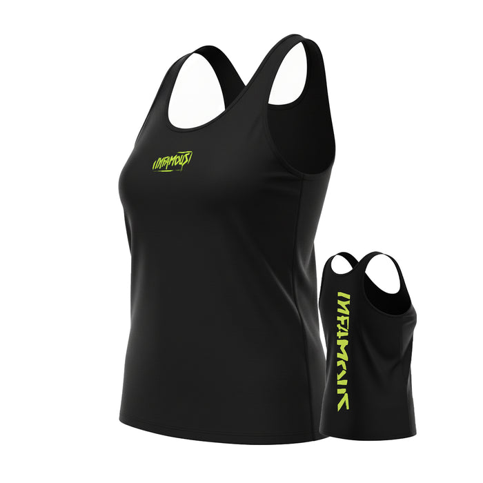 DryFit Tank Top - Womens Infamous Logo Volt