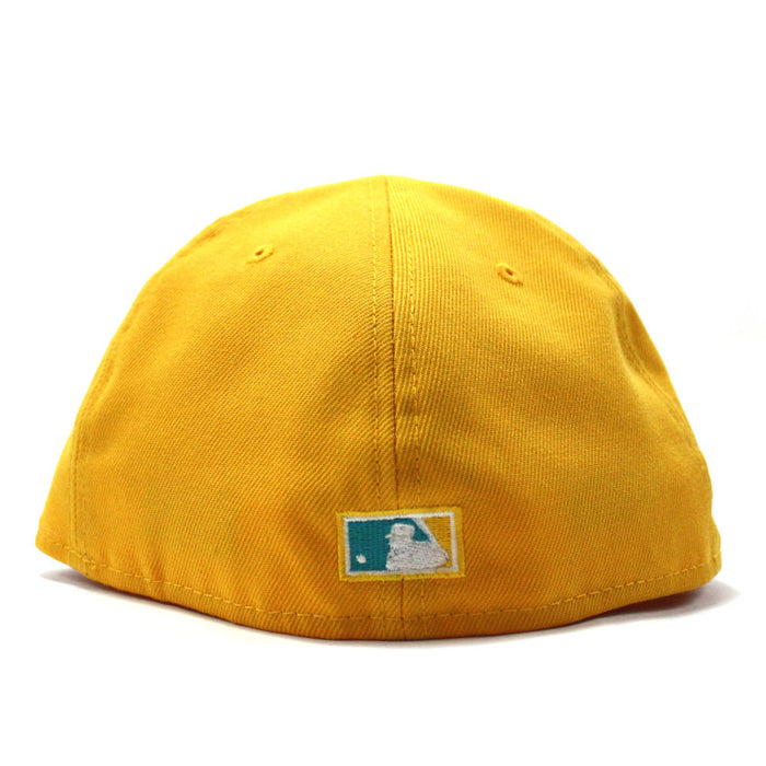 Florida Marlins 1993 INAUGURAL SEASON New Era 59Fifty Fitted Hat (Yellow Pink Under brim)