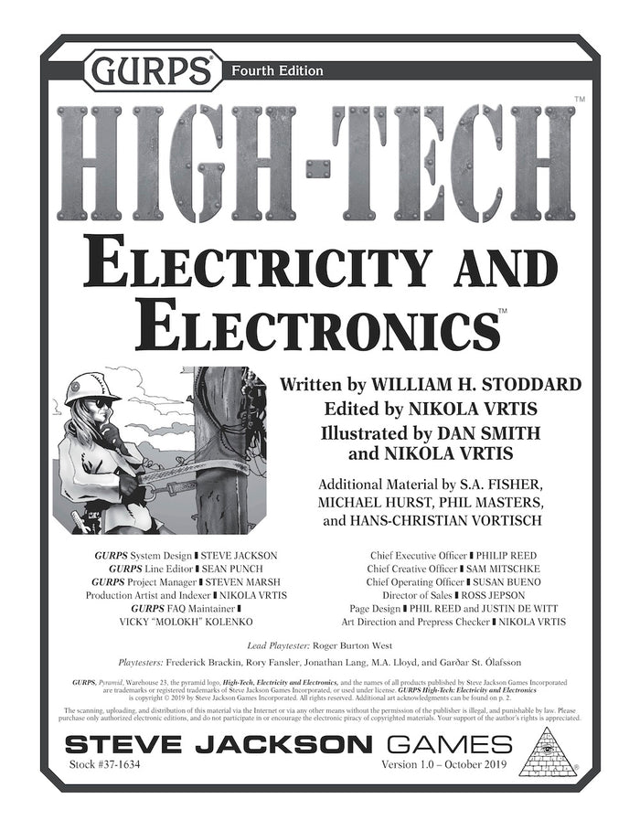 GURPS High-Tech: Electricity and Electronics