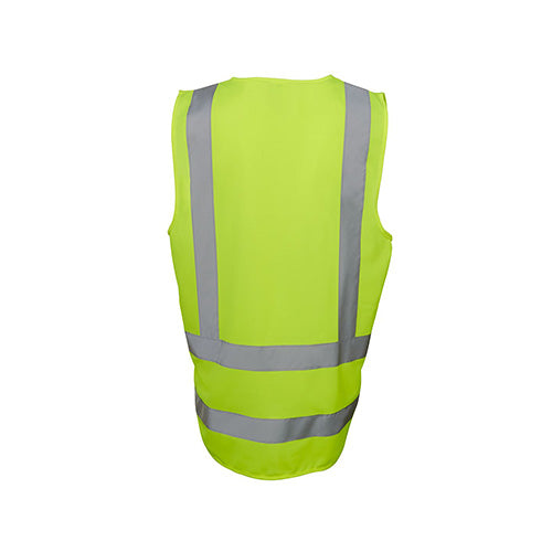 Hi Vis Zip Drop Tail H Pattern D/N Vest | 6DNDV