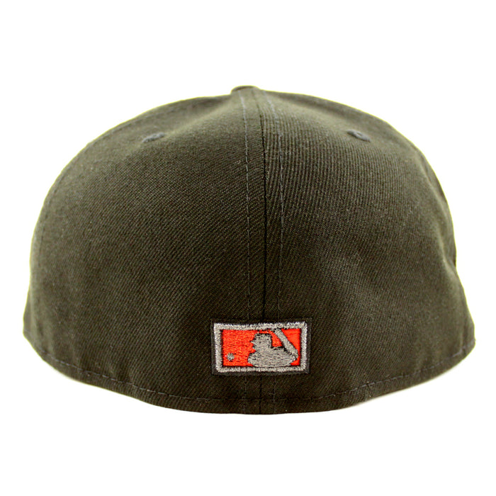 Houston Astros 45TH ANNIVERSARY New Era 59Fifty Fitted Hat (Black Metallic Red Under Brim)