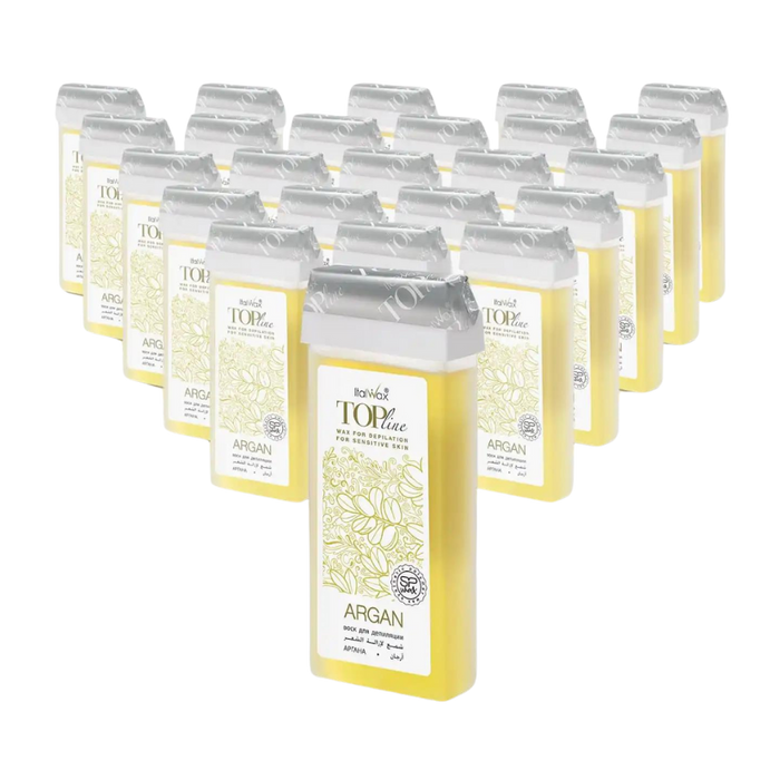 Italwax - Argan Top Line Wax Cartridge, 24 x 100ml