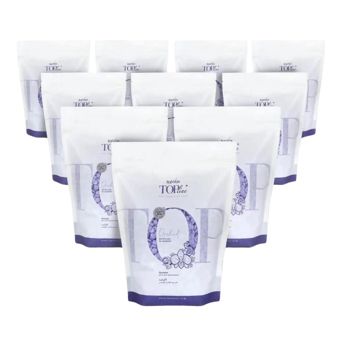 Italwax - Top Line Hard Wax - Orchid, 10 x 750g