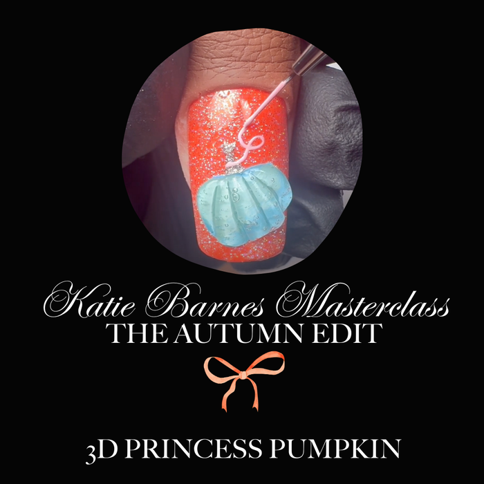 KB 3d Princess Pumpkin | Autumn Nail Art Tutorial
