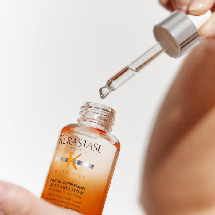 Kérastase Nutritive Split Ends Serum — Ultra-Light Moisture + Repair for Fine & Fragile Hair