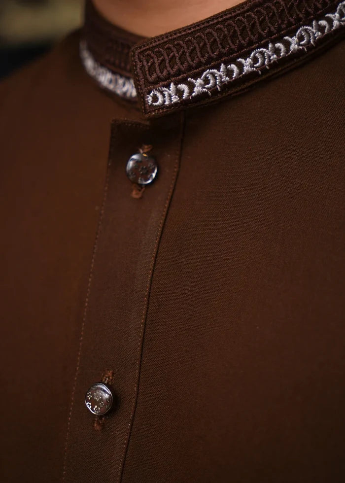 KID'S CARAMEL BROWN KURTA