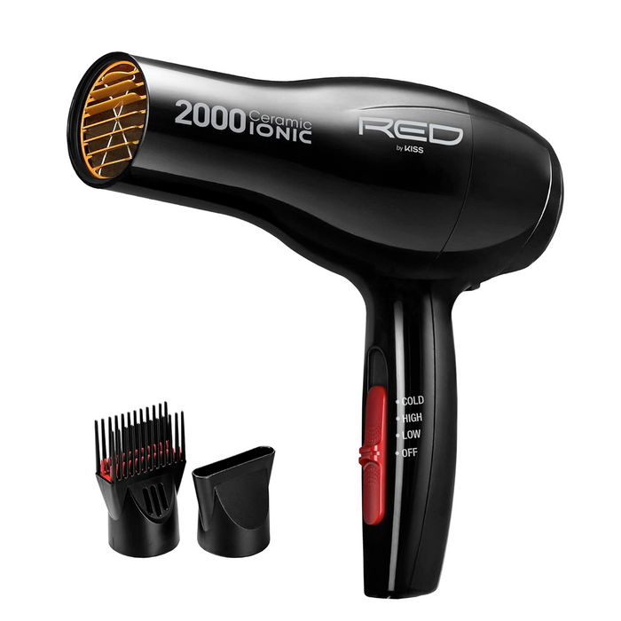 Kiss Red Ceramic 2000 Ionic Upgrade