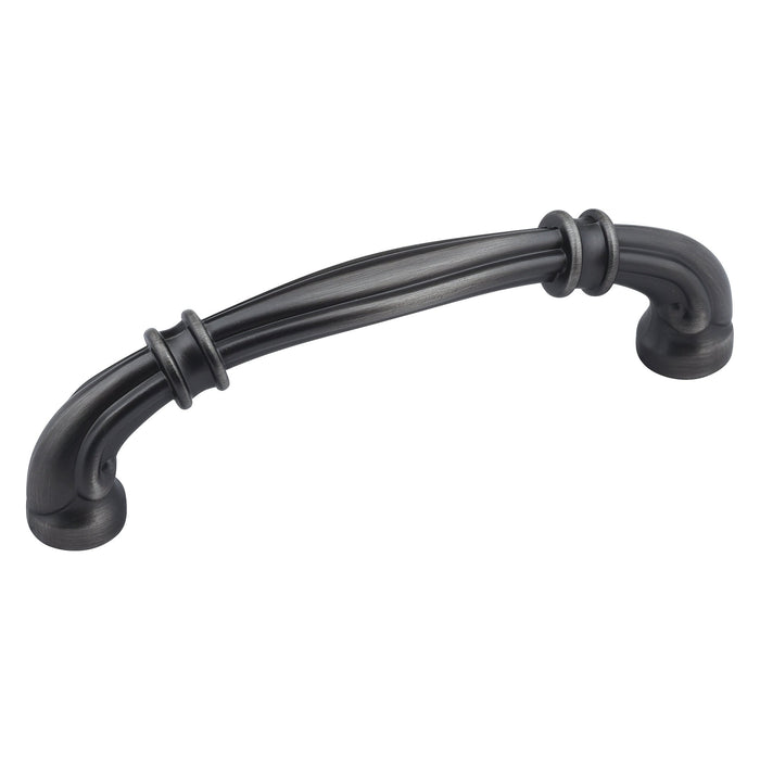 4 3/8" Long | 96 MM Center to Center / Bright Nickel Dulled