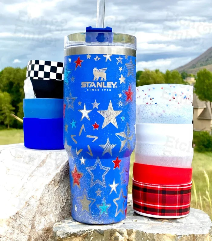 Land Of The Free 30Oz Stanley Tumbler