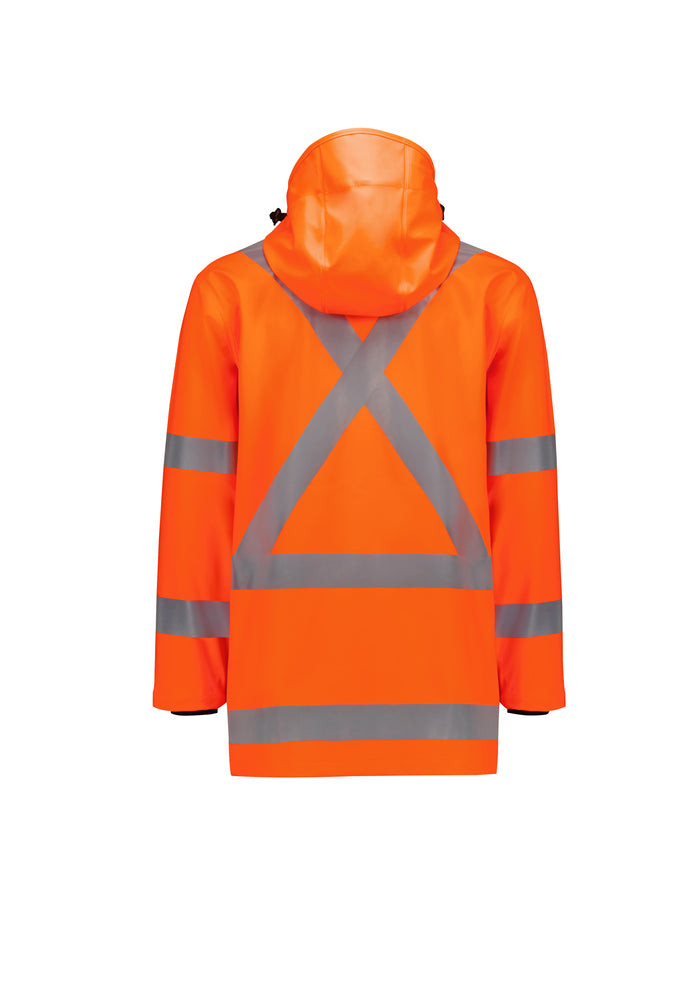 Mens TTMC-W23 Hi Vis X Back Heavy Duty Waterproof Jacket | ZJ620