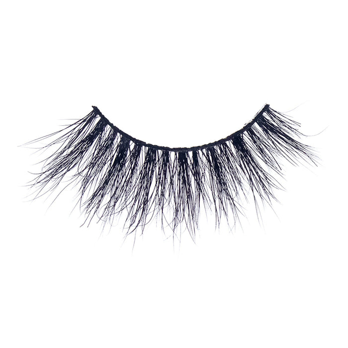 EBIN 3D mink lashes for dramatic eyes wispy voluminous black false lash strip for bold evening looks