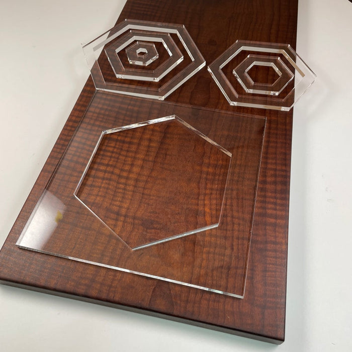 Multi Hexagon Acrylic Router Template