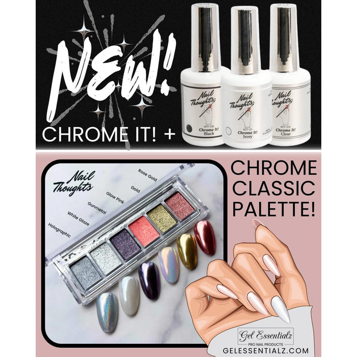 Nail Thoughts Classic Chrome Palette-Kokoist-Gel Essentialz