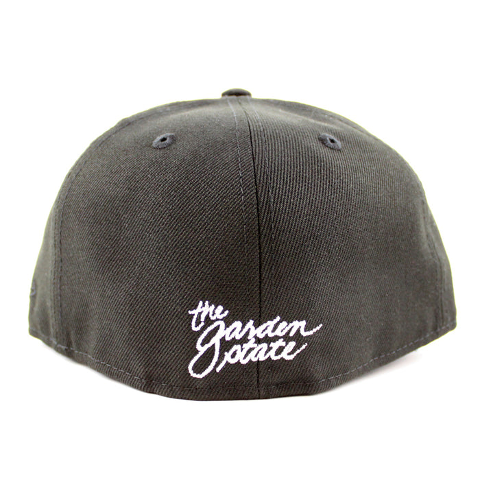 NJ State New Era 59Fifty Fitted Hat (GITD Black Gray Under Brim)