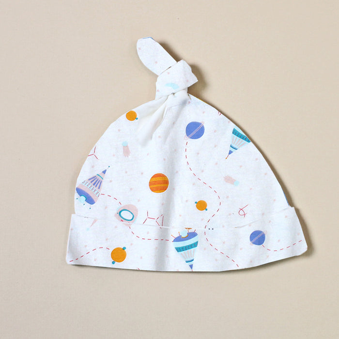 Organic Cotton Baby Knot Hat - Space Dream