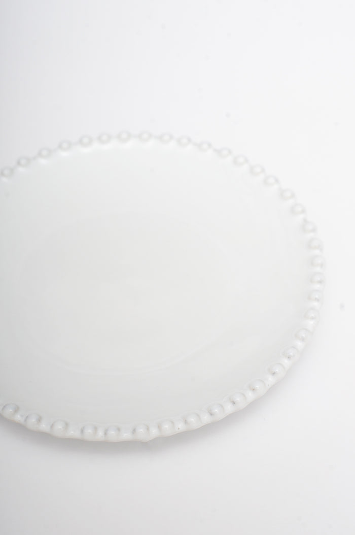 Pearl White Bread Plate