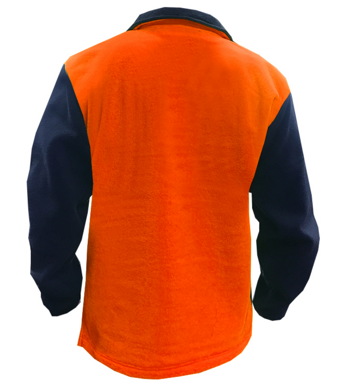 Polar Fleece 360gsm DO Orange/Navy | 801095