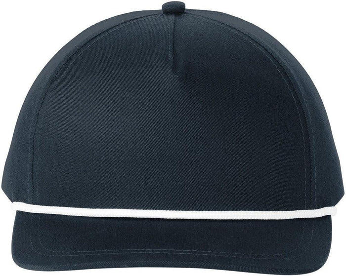 Port Authority Snapback Five-Panel Rope Cap-New-Port Authority-Navy/White-OSFA-Thread Logic