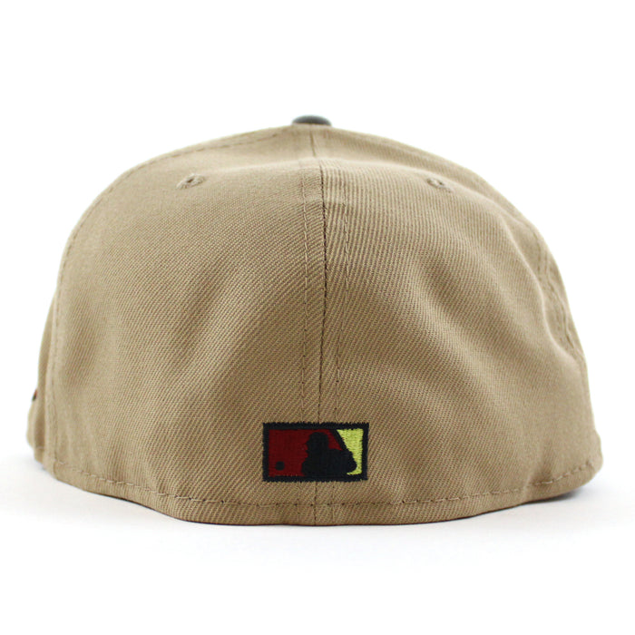 Seattle Mariners 30TH Anniversary New Era 59Fifty Fitted Hat (GITD CAMEL MISTY MORNING CARDINAL Under Brim)