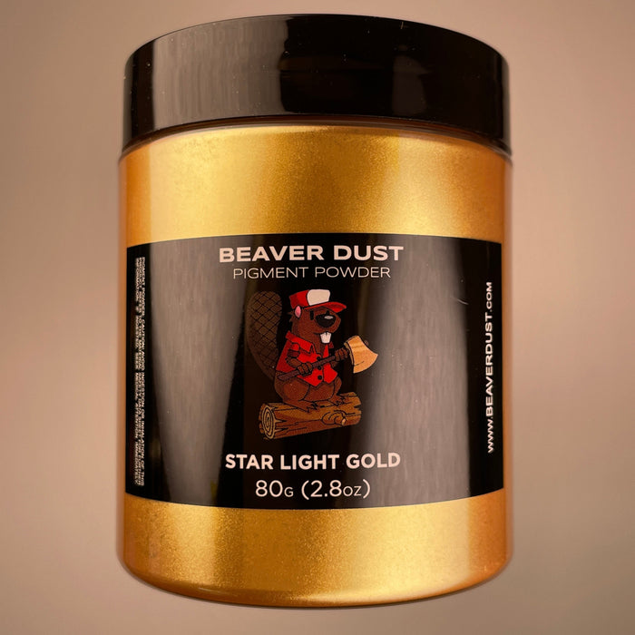 Star Light Gold Beaver Dust Mica Pigments