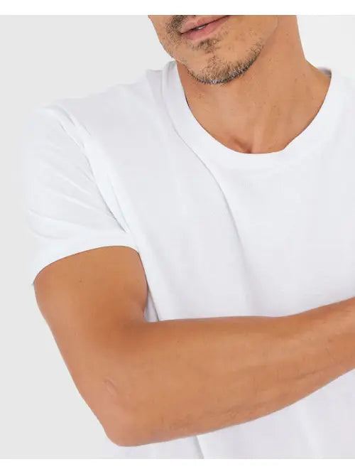 White Crew Neck T-Shirt True Classic