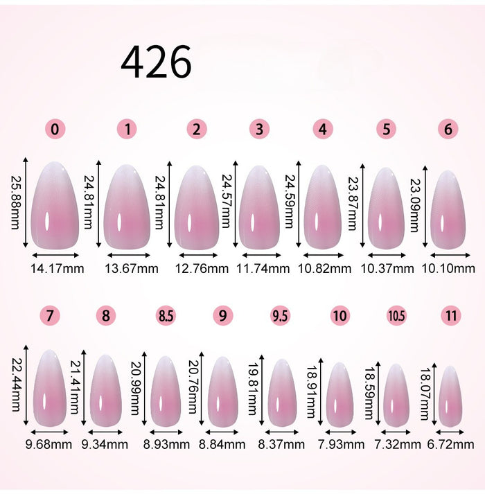 150 pieces glossy nail