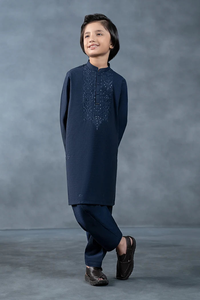 2 Piece Blended Khaddar Suit