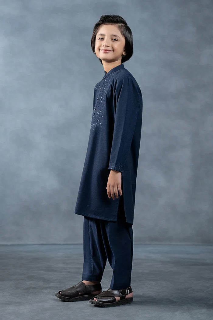 2 Piece Blended Khaddar Suit