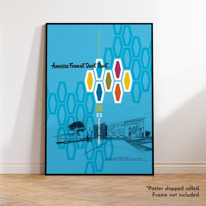 2016 Modernism Week Commermorative Poster - Destination PSP