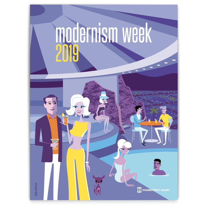 2019 Modernism Week Poster by Shag - Destination PSP