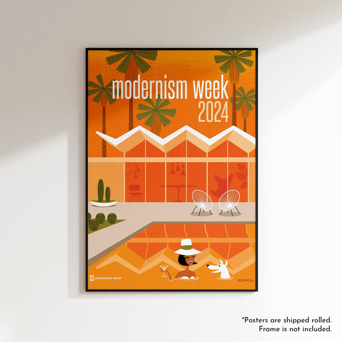 2024 Modernism Week Poster by Shag - Destination PSP